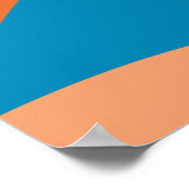 Oh, die Orte, an die du gehen wirst! Farbenfrohe B Poster (Ecke)