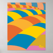 Oh, die Orte, an die du gehen wirst! Farbenfrohe B Poster (Vorne)