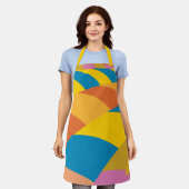 Oh, die Orte, an die du gehen wirst! Farbenfrohe B Schürze (Getragen)