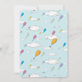 Oh, die Orte, an die du gehen wirst! | Junge zum e Einladung (Rückseite)