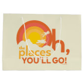 Oh, die Orte, an die du gehen wirst! Landschaftsty Große Geschenktüte (Rückseite)