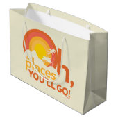 Oh, die Orte, an die du gehen wirst! Landschaftsty Große Geschenktüte (Rückseite Schrägansicht)