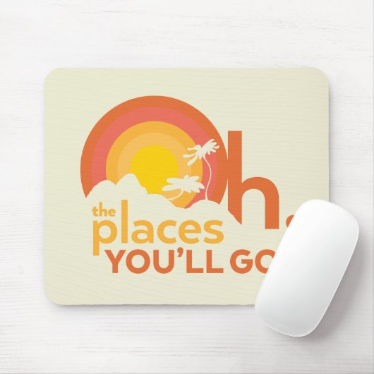 Oh, die Orte, an die du gehen wirst! Landschaftsty Mousepad (Mit Mouse)