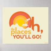 Oh, die Orte, an die du gehen wirst! Landschaftsty Poster (Vorne)