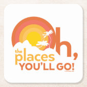 Oh, die Orte, an die du gehen wirst! Landschaftsty Rechteckiger Pappuntersetzer (Vorderseite)