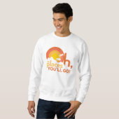 Oh, die Orte, an die du gehen wirst! Landschaftsty Sweatshirt (Vorne ganz)