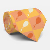 Oh, die Orte, an die du gehen wirst | Orange-Block Krawatte (Gerollt)