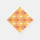 Oh, die Orte, an die du gehen wirst | Orange-Block Serviette (Ecke)