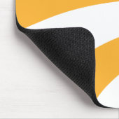 Oh, die Orte, an die du gehen wirst! Orange Wirbel Mousepad (Ecke)