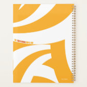 Oh, die Orte, an die du gehen wirst! Orange Wirbel Planer (Rückseite)