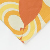 Oh, die Orte, an die du gehen wirst | Orangefarben Fleecedecke (Ecke)