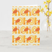 Oh, die Orte, an die du gehen wirst | Orangefarben Karte (Gelbe Blume)