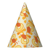 Oh, die Orte, an die du gehen wirst | Orangefarben Partyhütchen (Rückseite)