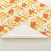 Oh, die Orte, an die du gehen wirst | Orangefarben Sherpadecke (3/4)