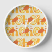 Oh, die Orte, an die du gehen wirst | Orangefarben Uhr (Vorderseite)