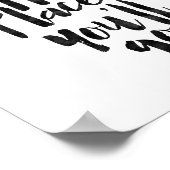 Oh, die Orte, an die du gehen wirst Poster (Ecke)