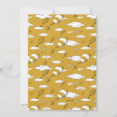 Oh, die Orte, an die du gehen wirst! Retro-Abschlu Einladung (Rückseite)