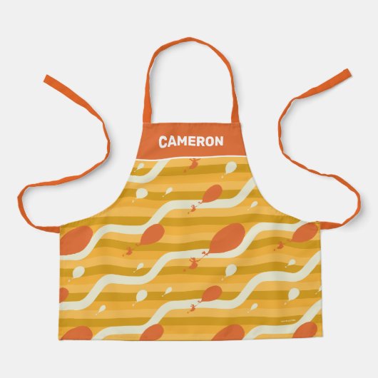 Oh, die Orte, an die du gehen wirst! Retro Balloon Schürze (Vorderseite)