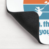 Oh, die Orte, an die du gehen wirst! Retro Sunset Mousepad (Ecke)