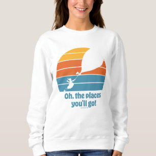 Oh, die Orte, an die du gehen wirst! Retro Sunset Sweatshirt