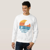 Oh, die Orte, an die du gehen wirst! Retro Sunset Sweatshirt (Vorne ganz)