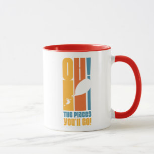 Oh, die Orte, an die du gehen wirst! Tall Retro Ty Tasse