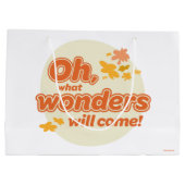 Oh, die Orte, an die du gehen wirst! "Was Wunder w Große Geschenktüte (Rückseite)