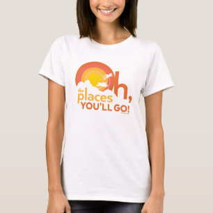Oh, die Orte, an die du gehst! Landschaftstypograf T-Shirt