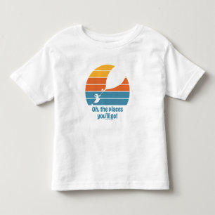 Oh, die Orte, an die du gehst! Retro-Sonnenunterga Kleinkind T-shirt