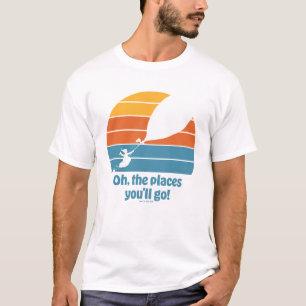 Oh, die Orte, an die du gehst! Retro-Sonnenunterga T-Shirt