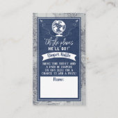 "Oh, die Orte, an die er gehen wird!" Reisekarte B Begleitkarte (Vorderseite)