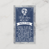 "Oh, die Orte, an die er gehen wird!" Reisekarte K Begleitkarte (Vorderseite)