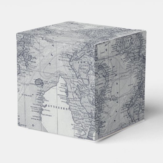 "Oh, die Orte, an die er gehen wird!" Reisekarte K Geschenkschachtel (Rückseite)