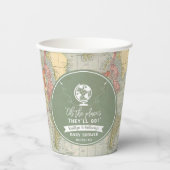 "Oh, die Orte, an die sie gehen werden!" Reisekart Pappbecher (Vorderseite)