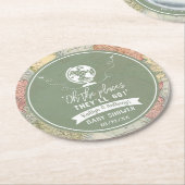 "Oh, die Orte, an die sie gehen werden!" Reisekart Runder Pappuntersetzer (Angewinkelt)