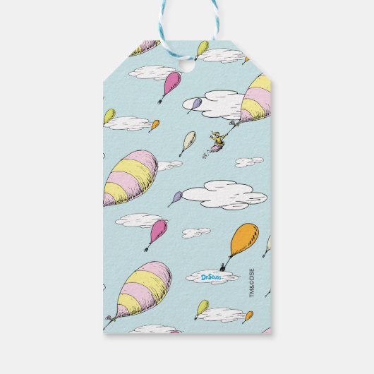 Oh, die Orte, an die sie gehen wird! - Erster Gebu Geschenkanhänger (Rückseite)