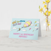 Oh, die Orte, an die sie gehen wird! - Erster Gebu Karte (Gelbe Blume)