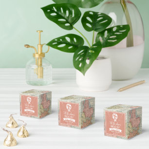 "Oh, die Orte, an die sie gehen wird!" Reisekarte  Geschenkschachtel