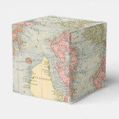 "Oh, die Orte, an die sie gehen wird!" Reisekarte Geschenkschachtel (Rückseite)