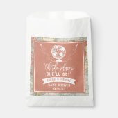 "Oh, die Orte, an die sie gehen wird!" Reisekarte Geschenktütchen (Vorderseite)