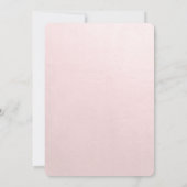 Oh, die Orte, die sie gehen Abschied Einladung (Rückseite)