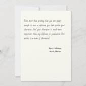 Oh, die Orte, die Sie gehen Abschluss Wasserfarbe Karte (Rückseite)