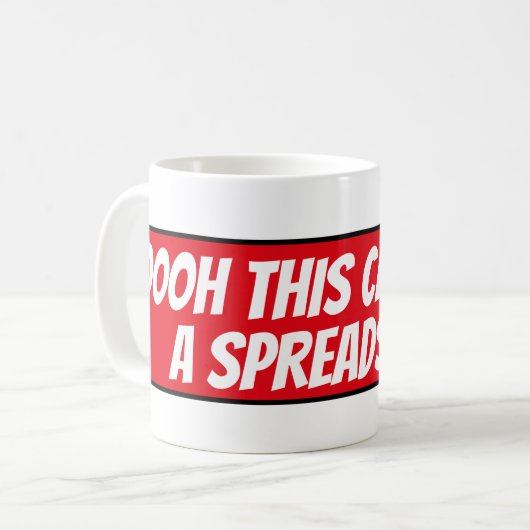 Oh! Dies erfordert eine Tabellenkalkulation Kaffeetasse (Vorderseite Links)