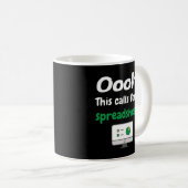 Oh! Dies erfordert eine Tabellenkalkulation Kaffeetasse (VorderseiteRechts)