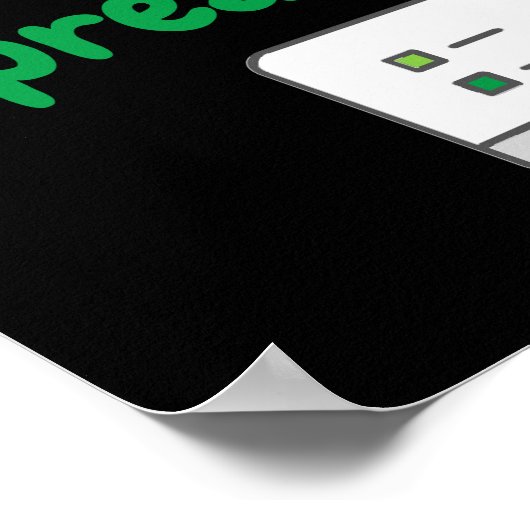 Oh! Dies erfordert eine Tabellenkalkulation Poster (Ecke)