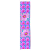 Oh, diese rosa Daisy's Table Runner Kurzer Tischläufer (Vorderseite)