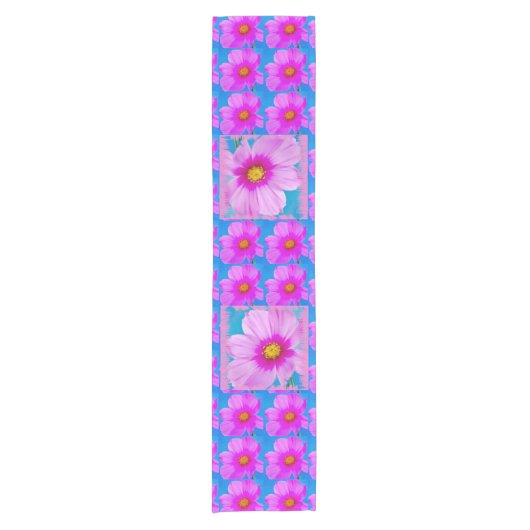Oh, diese rosa Daisy's Table Runner Kurzer Tischläufer (Vorderseite)