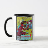 'Oh, diese Zone' Händler Zwei-Tone-Tasse Tasse (Links)