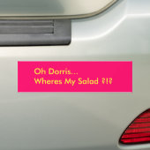 Oh Dorris… Wheres mein Salat?!? Autoaufkleber (Auf Auto)