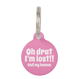 Oh, Drat, ich bin verstorben, nennen Sie meinen Pe Haustiermarke